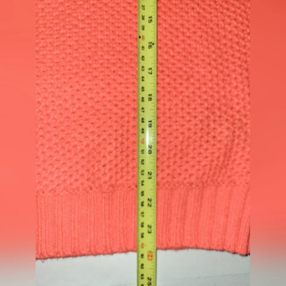 TED BAKER LONDON‎ Avaleen Tuck Chunky Knit Sweater Women's Size Small Orange - Picture 4 of 8